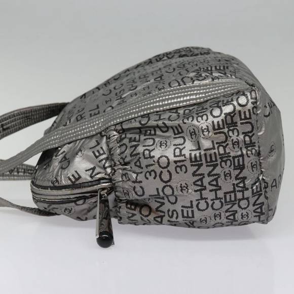 CHANEL Unlimited Tote Bag Nylon Silver CC Auth bs18167 - Picture 5 of 16